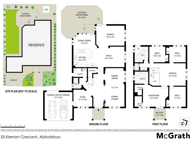 25 Kiernan Crescent, Abbotsbury NSW 2176 Floorplan