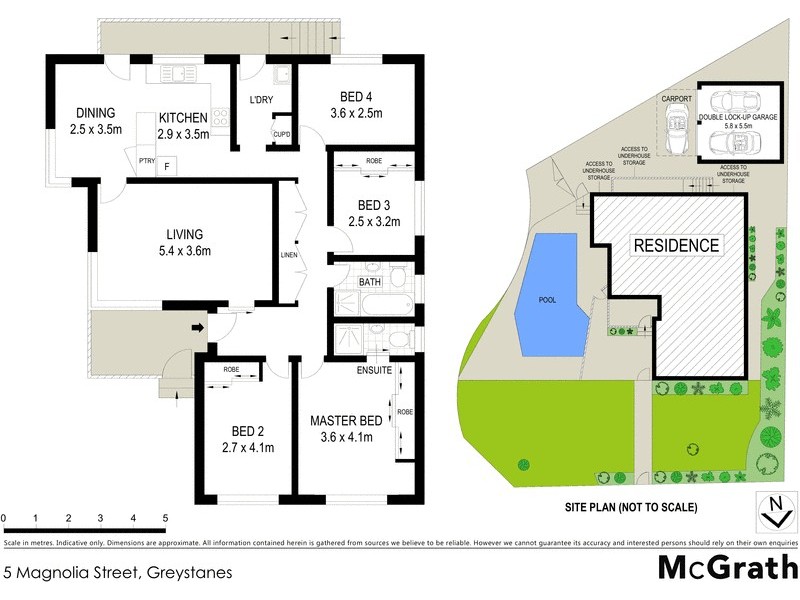 5 Magnolia Street, Greystanes NSW 2145 Floorplan