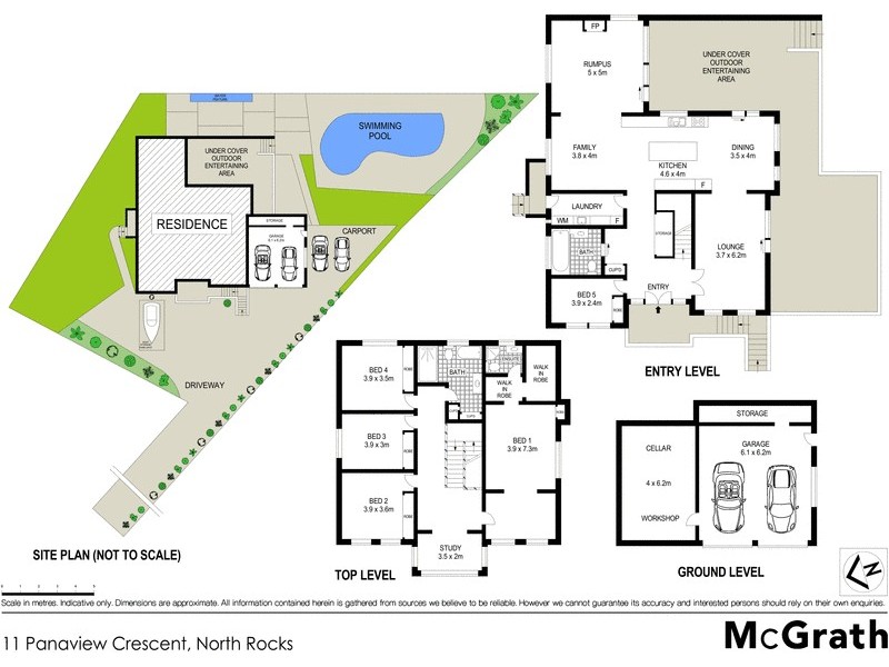 11 Panaview Crescent, North Rocks NSW 2151 Floorplan