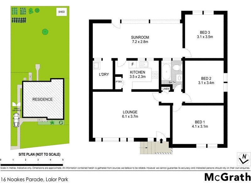 16 Noakes Parade, Lalor Park NSW 2147 Floorplan