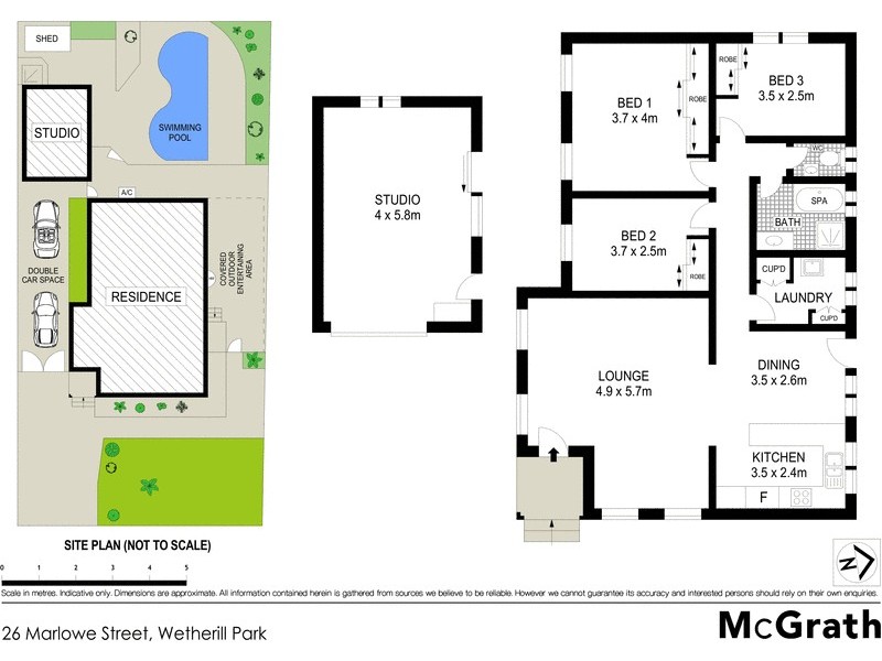 26 Marlowe Street, Wetherill Park NSW 2164 Floorplan