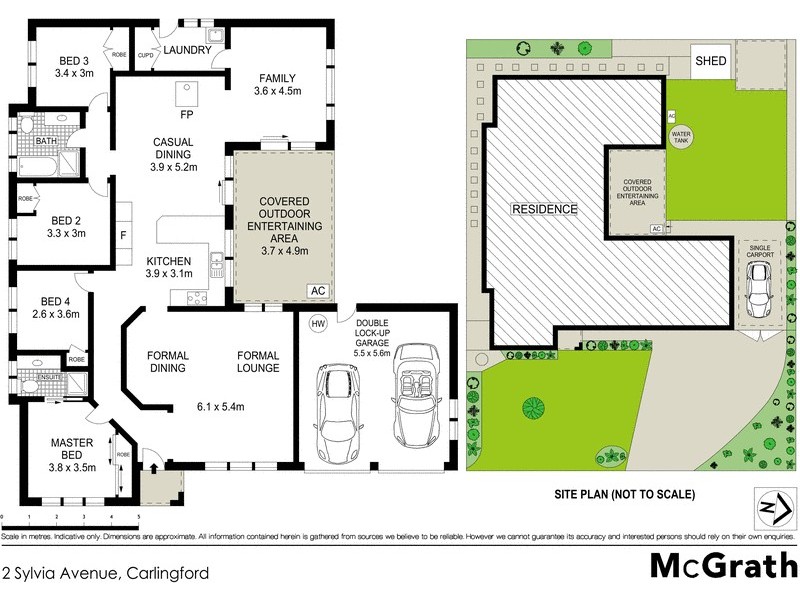 2 Sylvia Avenue, Carlingford NSW 2118 Floorplan