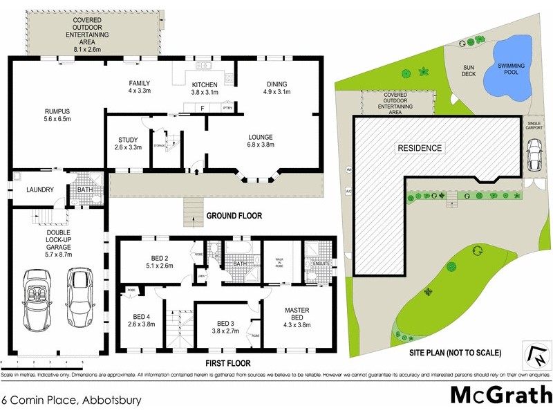 6 Comin Place, Abbotsbury NSW 2176 Floorplan