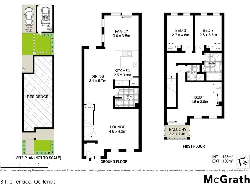 8 The Terrace, Oatlands NSW 2117 Floorplan