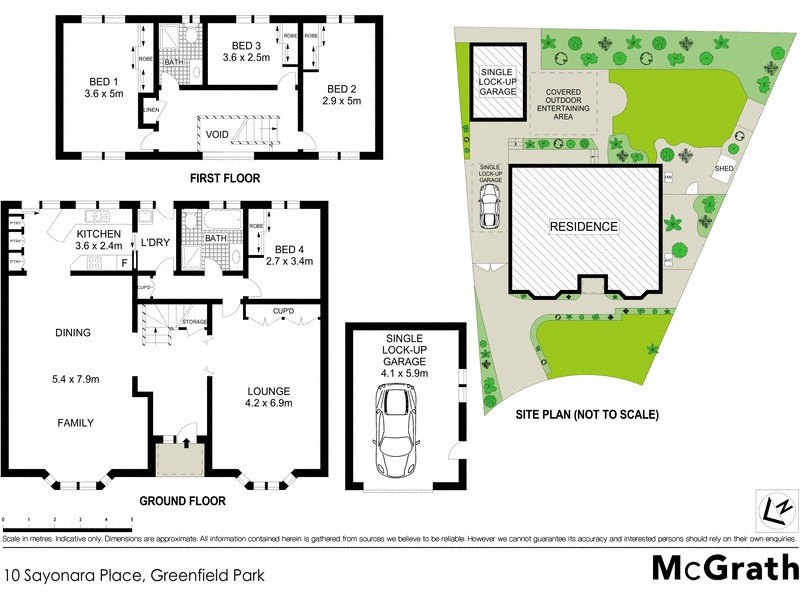 10 Sayonara Place, Greenfield Park NSW 2176 Floorplan