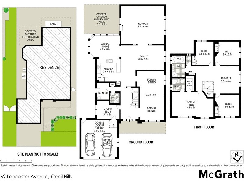 62 Lancaster Avenue, Cecil Hills NSW 2171 Floorplan