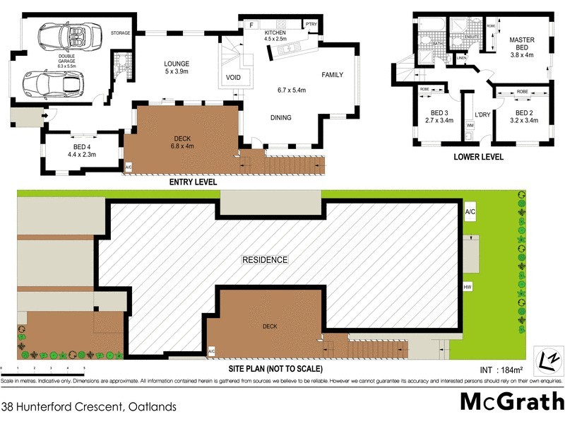 38 Hunterford Crescent, Oatlands NSW 2117 Floorplan