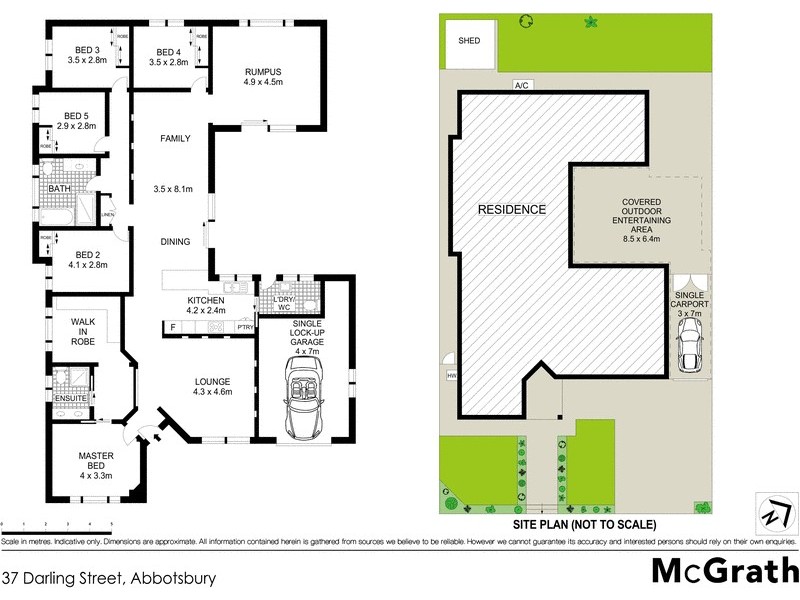 37 Darling Street, Abbotsbury NSW 2176 Floorplan