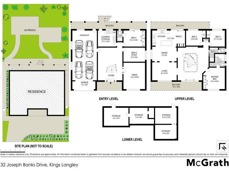 32 Joseph Banks Drive, Kings Langley NSW 2147 Floorplan