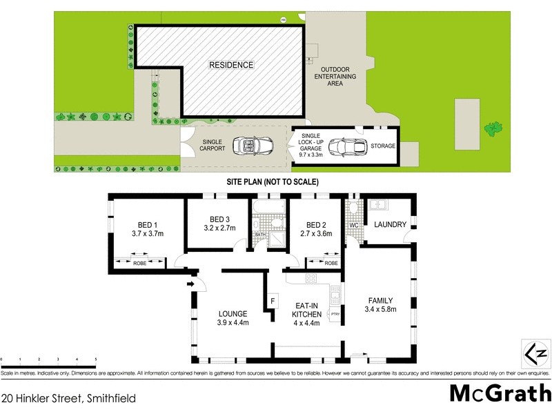 20 Hinkler Street, Smithfield NSW 2164 Floorplan