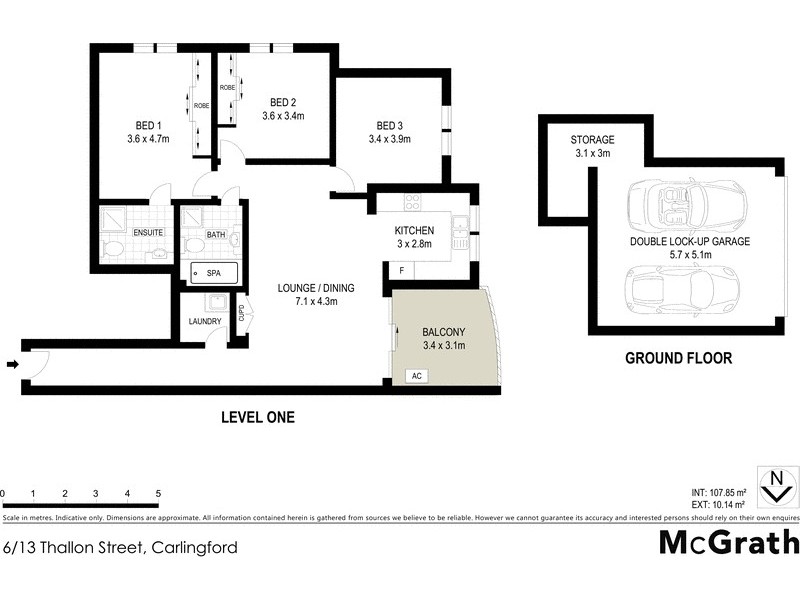 6/13 Thallon Street, Carlingford NSW 2118 Floorplan