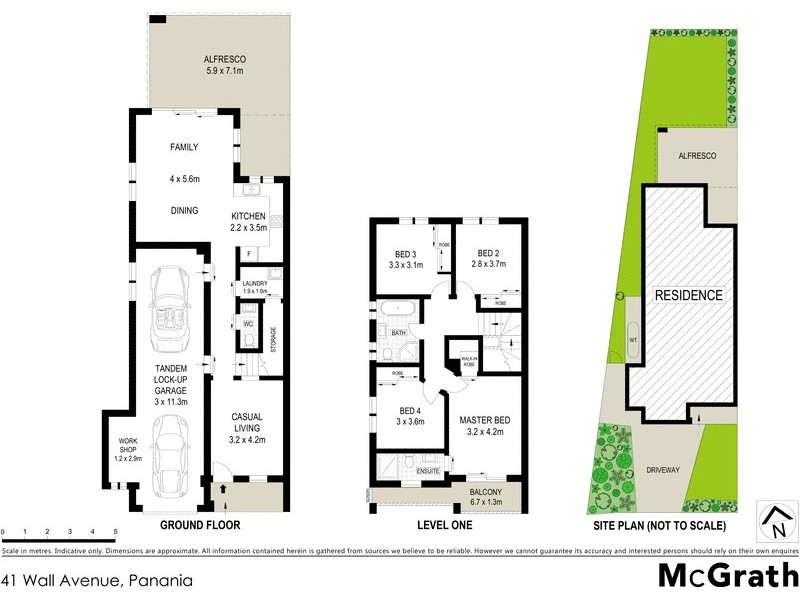 41 Wall Avenue, Panania NSW 2213 Floorplan