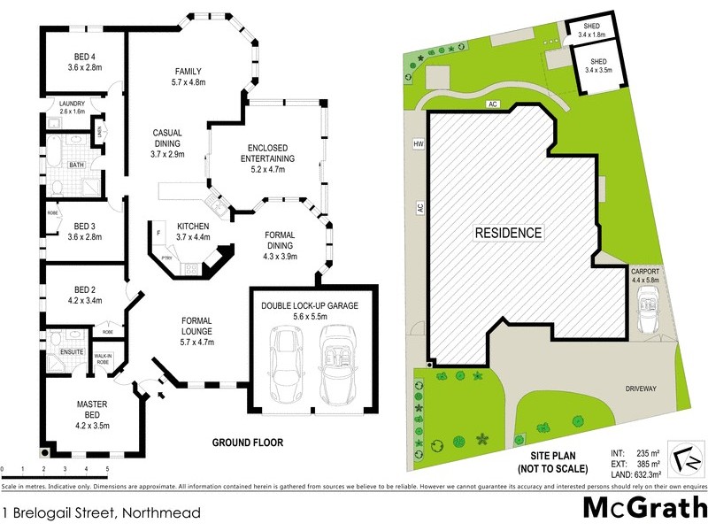 1 Brelogail Street, Northmead NSW 2152 Floorplan
