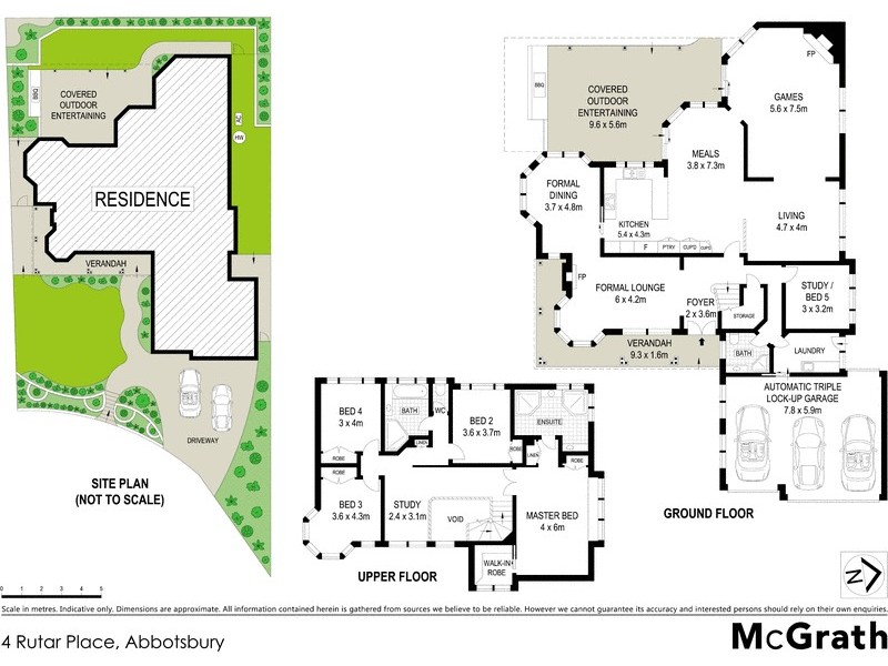 4 Rutar Place, Abbotsbury NSW 2176 Floorplan
