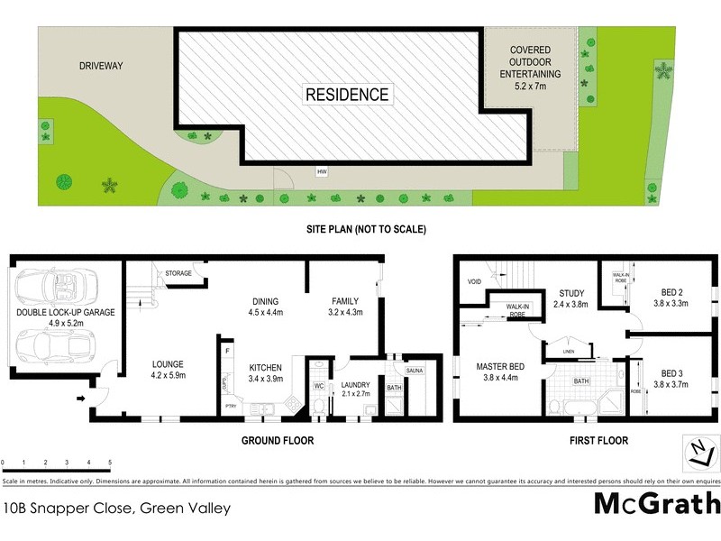 10B Snapper Close, Green Valley NSW 2168 Floorplan