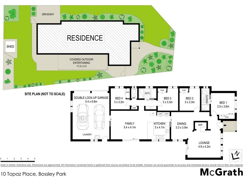 10 Topaz Place, Bossley Park NSW 2176 Floorplan