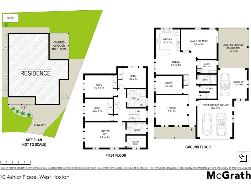 10 Ashlar Place, West Hoxton NSW 2171 Floorplan