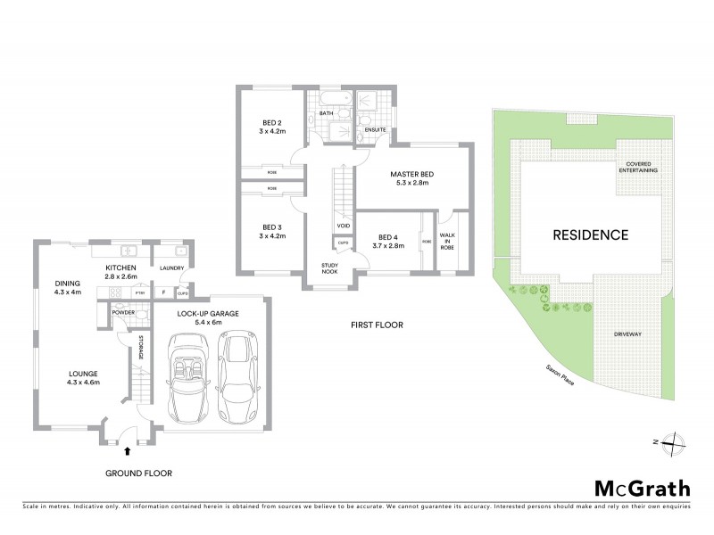 1 Saxon Place, Cecil Hills NSW 2171 Floorplan