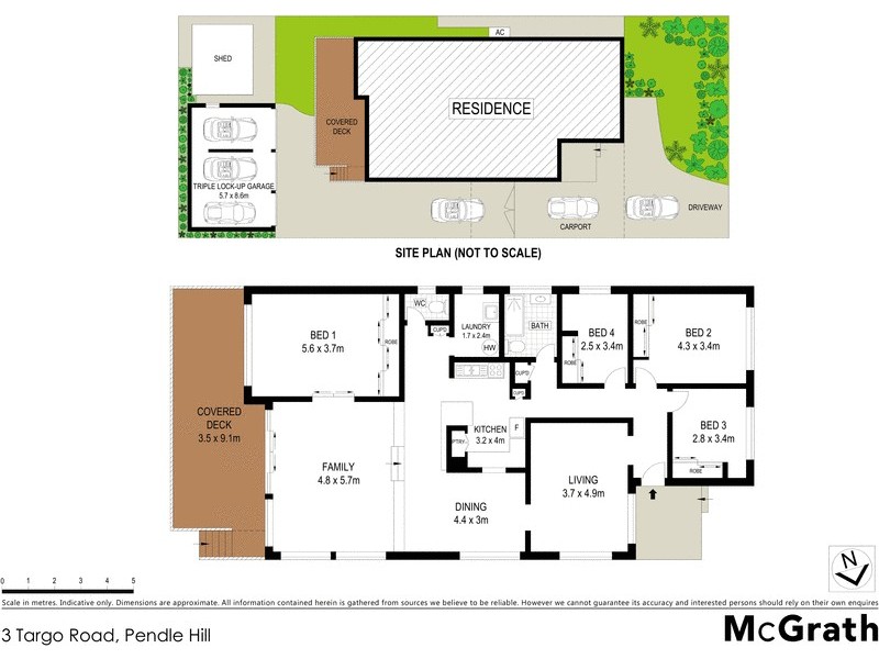3 Targo Road, Pendle Hill NSW 2145 Floorplan