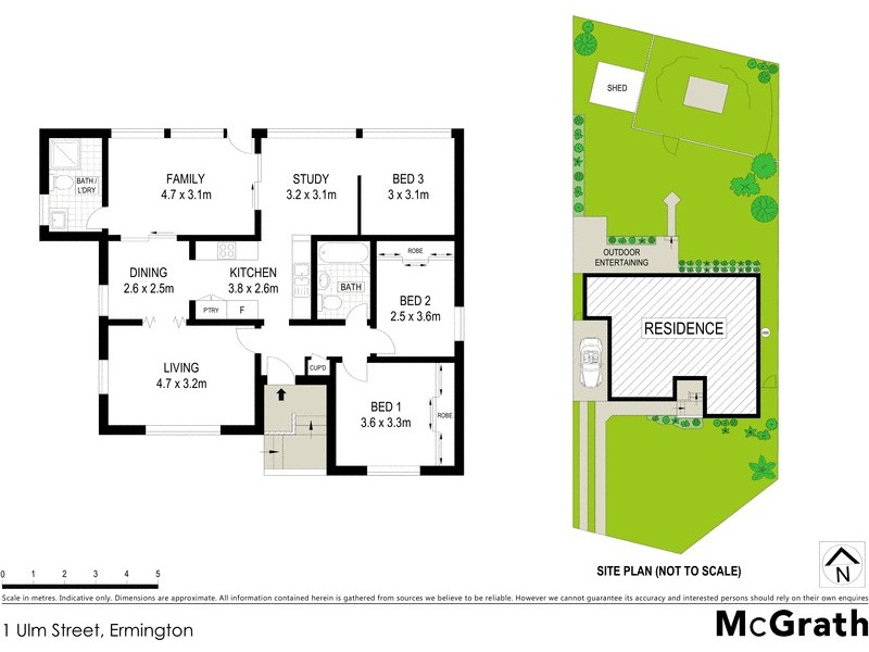 1 Ulm Street, Ermington NSW 2115 Floorplan