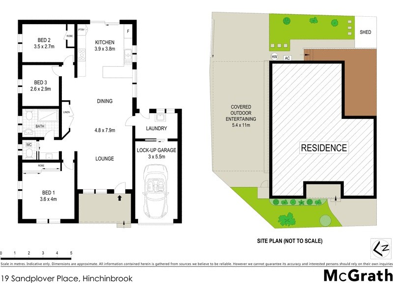 19 Sandplover Place, Hinchinbrook NSW 2168 Floorplan