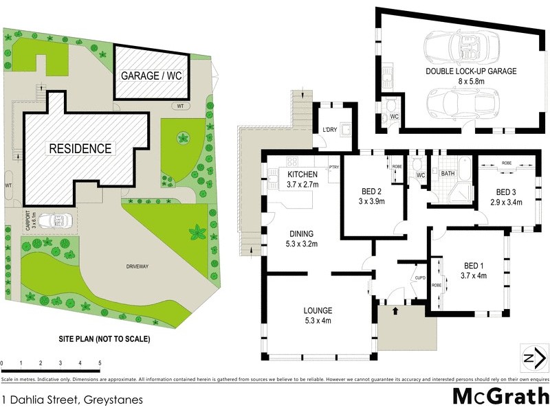 1 Dahlia Street, Greystanes NSW 2145 Floorplan