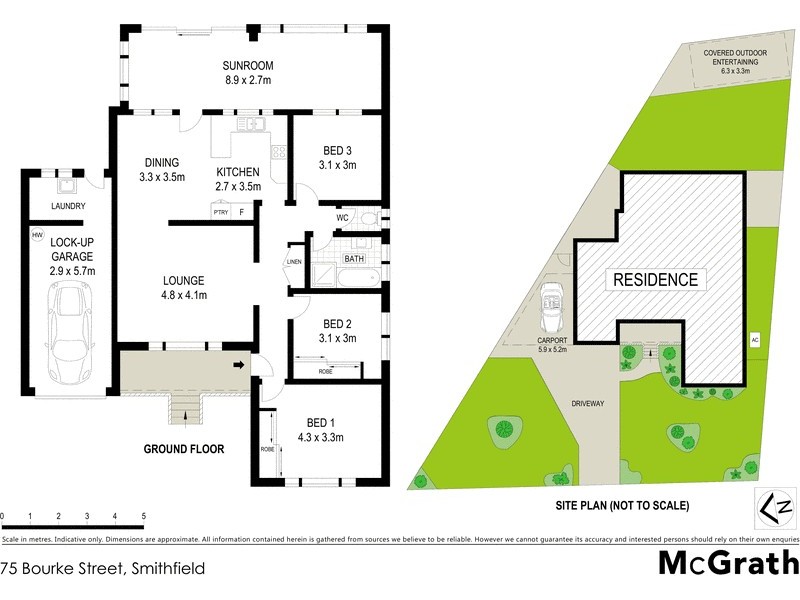 75 Bourke Street, Smithfield NSW 2164 Floorplan