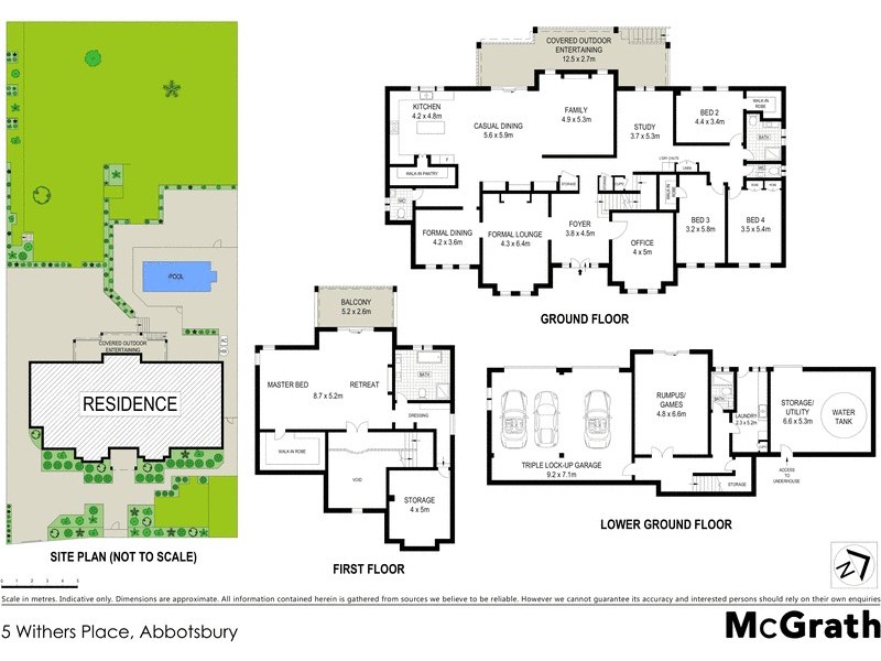 5 Withers Place, Abbotsbury NSW 2176 Floorplan