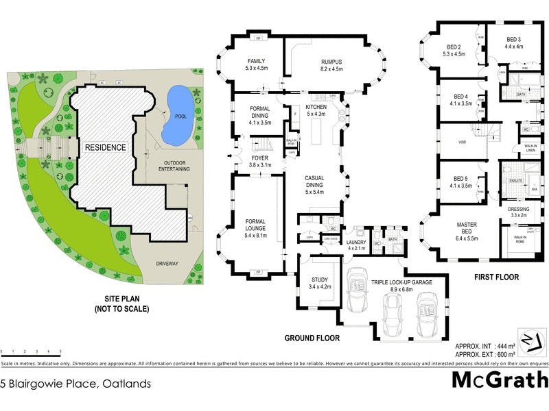 5 Blairgowie Place, Oatlands NSW 2117 Floorplan