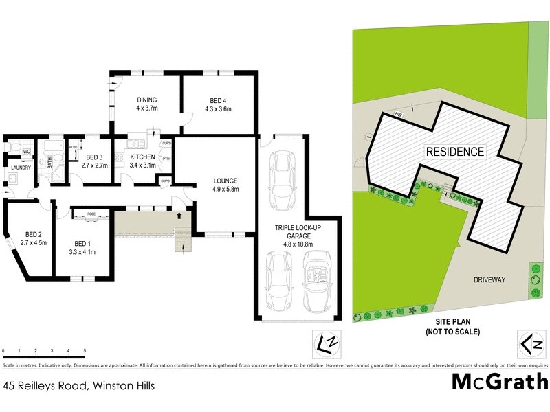 45 Reilleys Road, Winston Hills NSW 2153 Floorplan