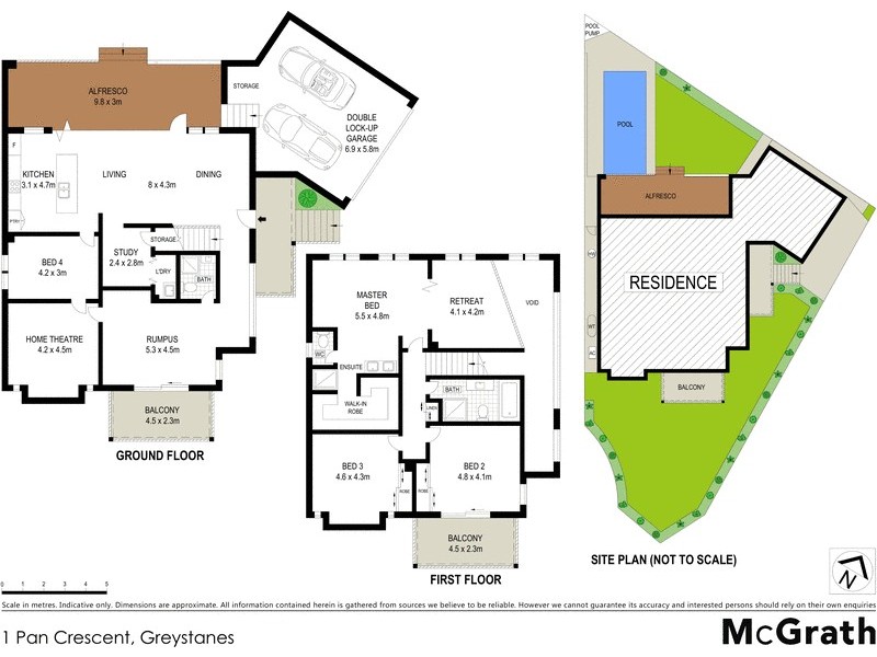 1 Pan Crescent, Greystanes NSW 2145 Floorplan