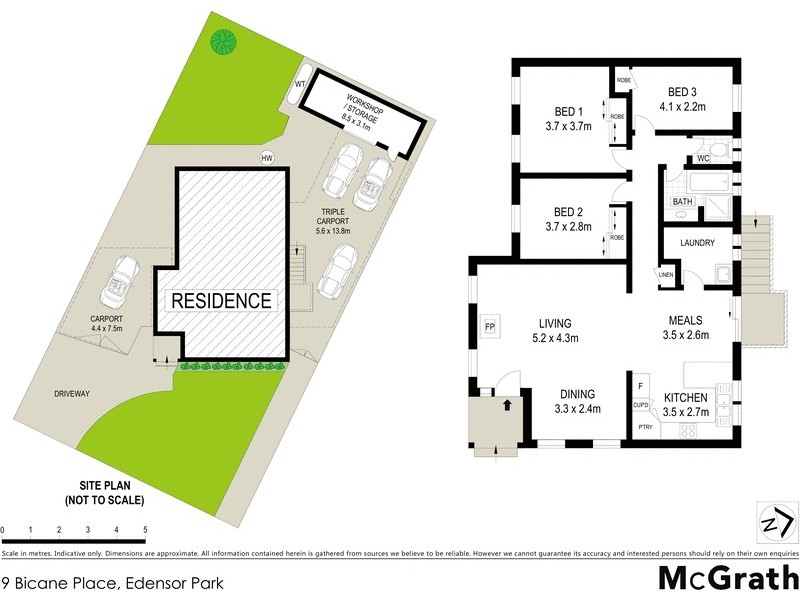 9 Bicane Place, Edensor Park NSW 2176 Floorplan