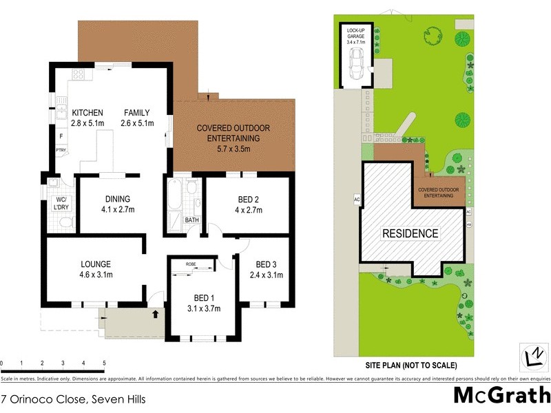 7 Orinoco Close, Seven Hills NSW 2147 Floorplan