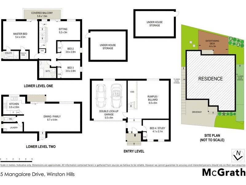 5 Mangalore Drive, Winston Hills NSW 2153 Floorplan