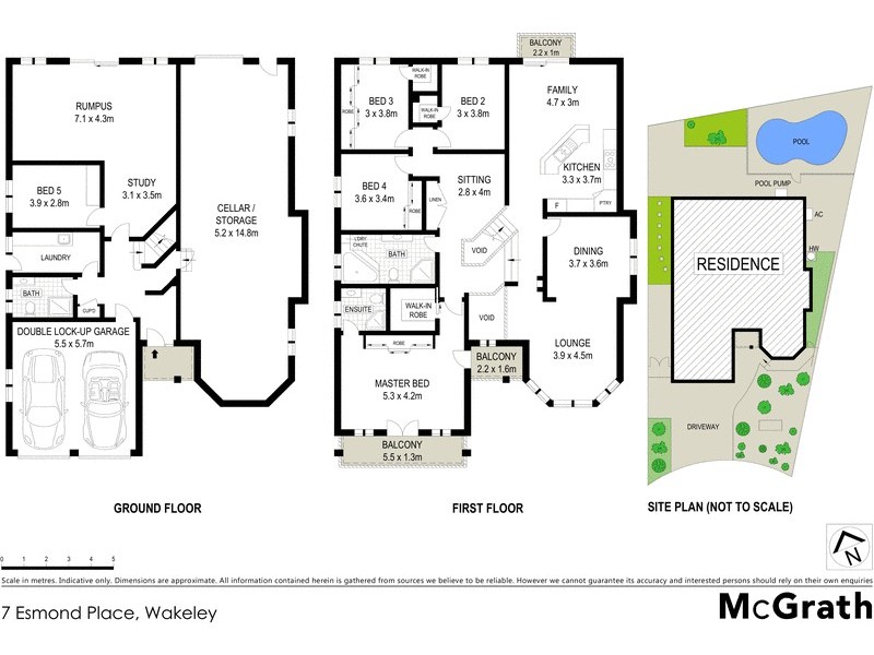 7 Esmond Place, Wakeley NSW 2176 Floorplan