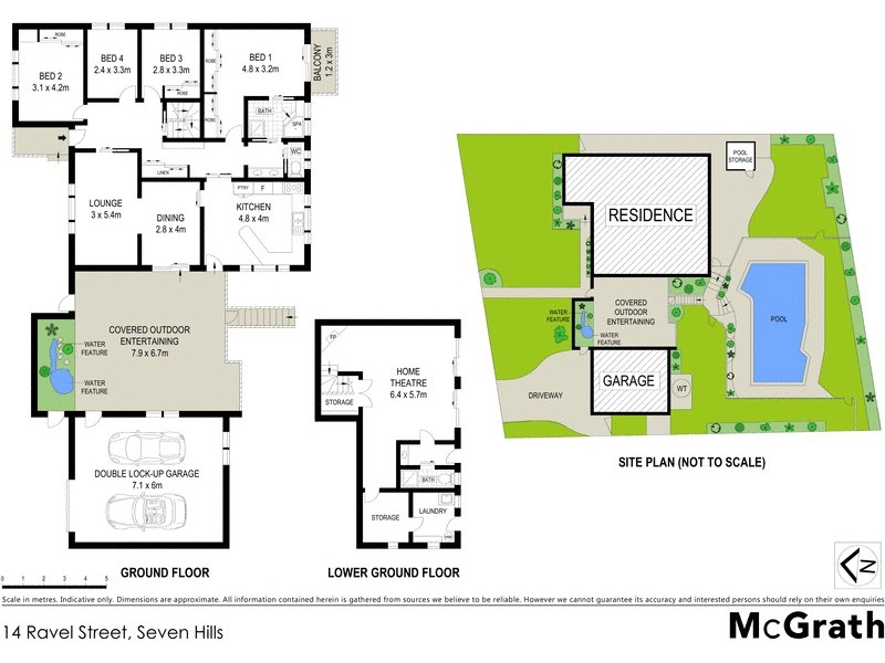 14 Ravel Street, Seven Hills NSW 2147 Floorplan