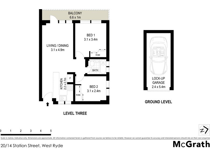 20/14 Station Street, West Ryde NSW 2114 Floorplan