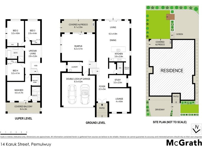 14 Karuk Street, Pemulwuy NSW 2145 Floorplan