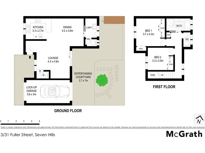 3/31 Fuller Street, Seven Hills NSW 2147 Floorplan