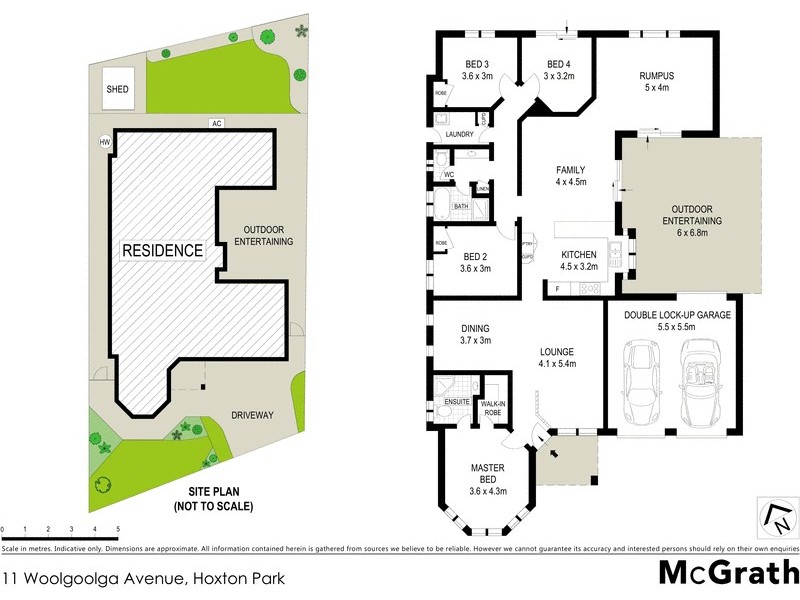 11 Woolgoolga Avenue, Hoxton Park NSW 2171 Floorplan