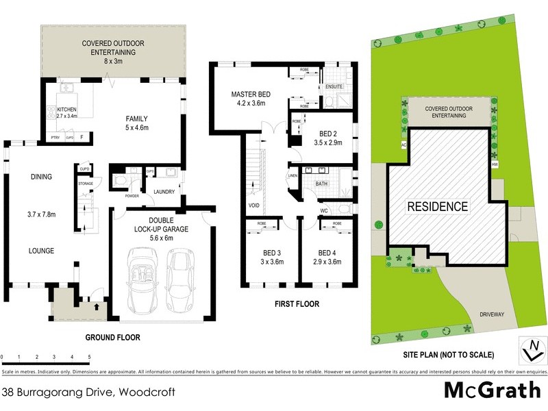 38 Burragorang Street, Woodcroft NSW 2767 Floorplan