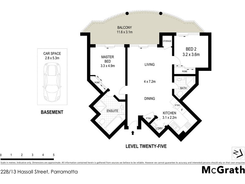 228/13 Hassall Street, Parramatta NSW 2150 Floorplan