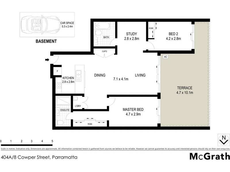 404A/8 Cowper Street, Parramatta NSW 2150 Floorplan