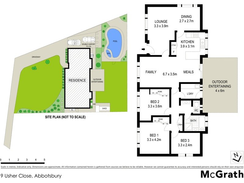 9 Usher Close, Abbotsbury NSW 2176 Floorplan