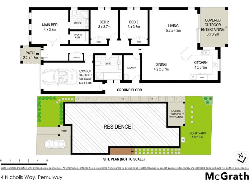 4 Nicholls Way, Pemulwuy NSW 2145 Floorplan