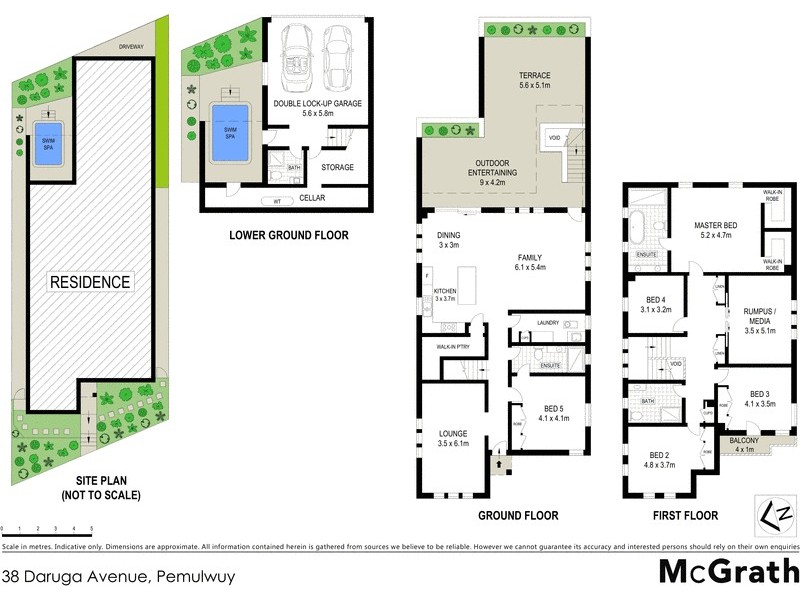 38 Daruga Avenue, Pemulwuy NSW 2145 Floorplan