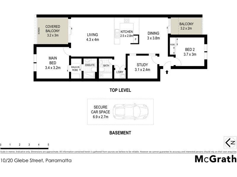 10/20 Glebe Street, Parramatta NSW 2150 Floorplan