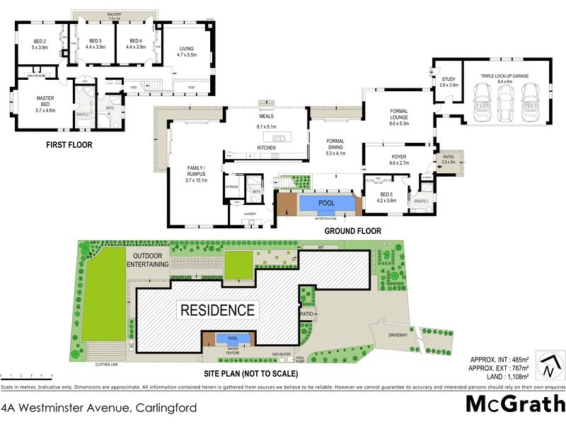 4A Westminster Avenue, Carlingford NSW 2118 Floorplan
