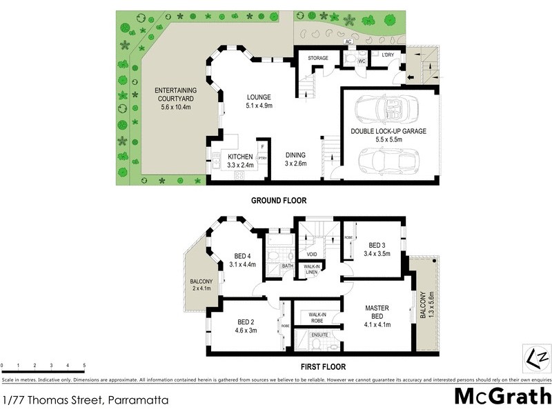 1/77 Thomas Street, Parramatta NSW 2150 Floorplan