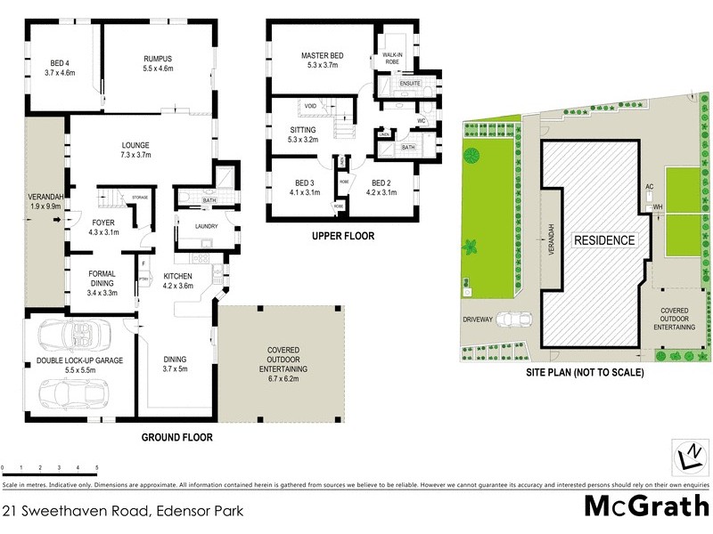 21 Sweethaven Road, Edensor Park NSW 2176 Floorplan